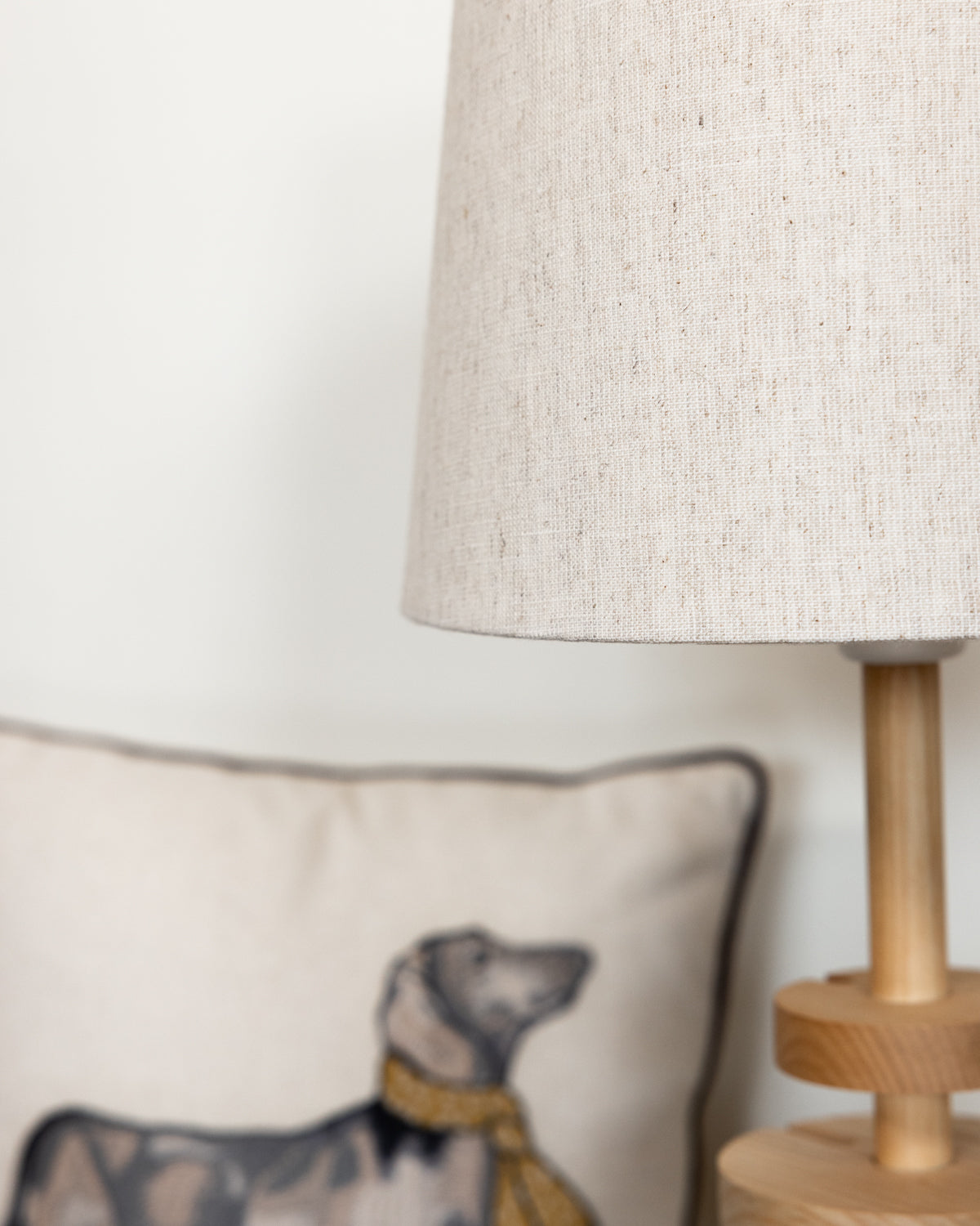 Simple Linen Κωνικό Καπέλο Φωτιστικού