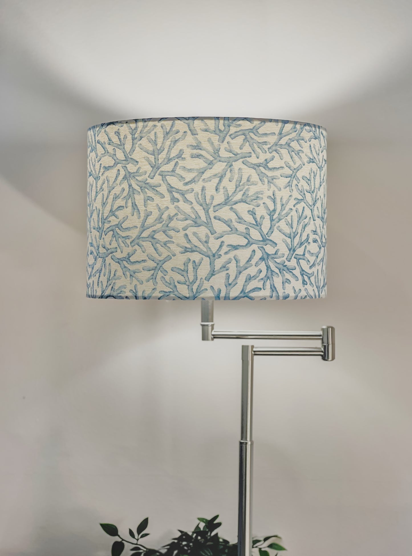 Light Blue Coral Abat-jour Cylindrique