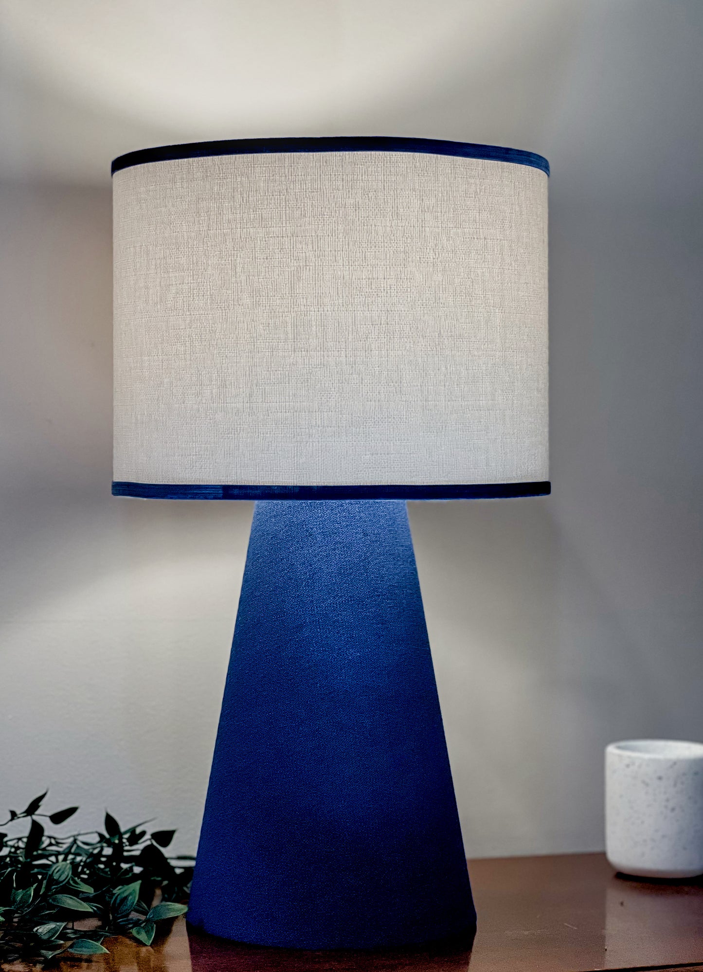 Celeste Handmade Table Lamp with Blue Base