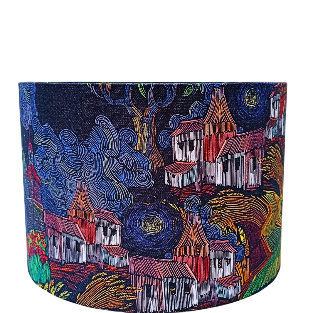 Fantasy Landscape Κυλινδρικό Αμπαζούρ