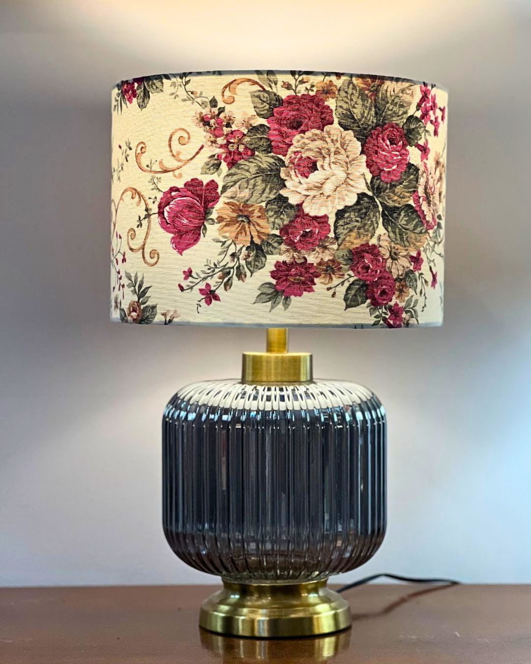 Rosalie Red Drum Lampshade