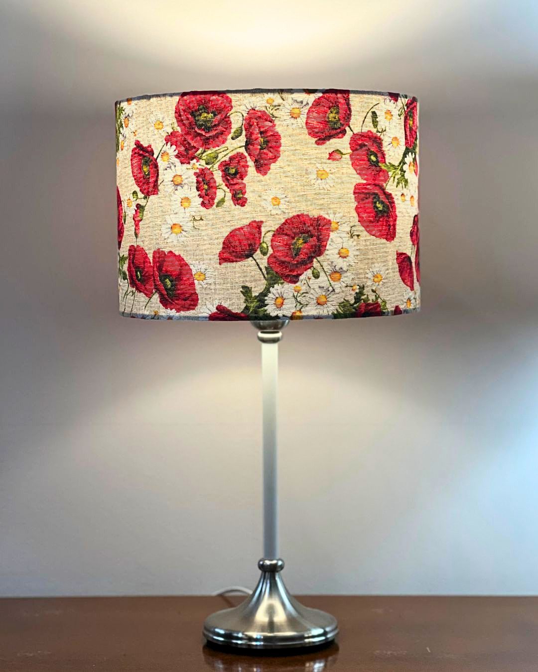 Poppies Drum Lampshade