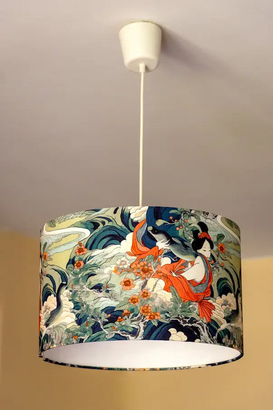 Geisha Drum Lampshade