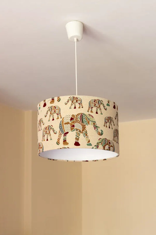 Elephant Drum Lampshade