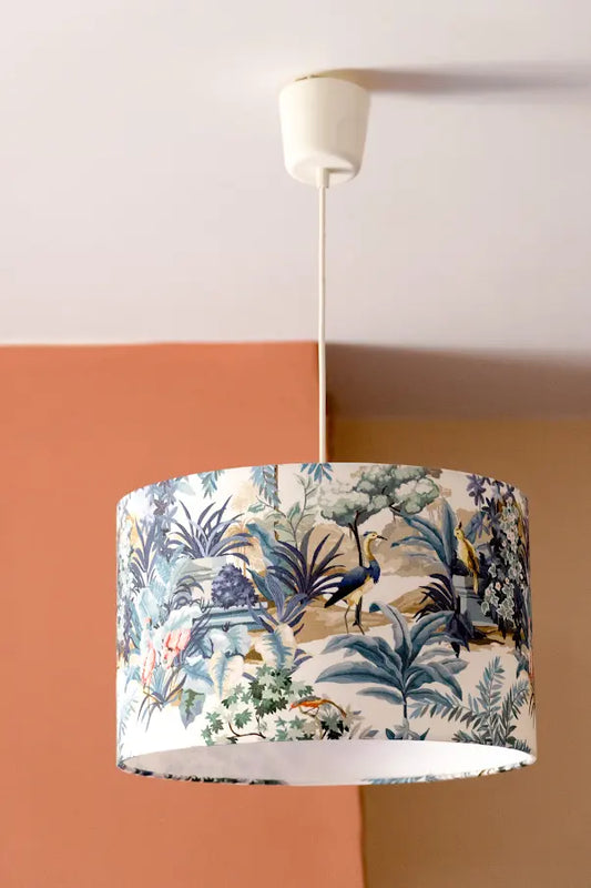 Mythical Forest Drum Lampshade