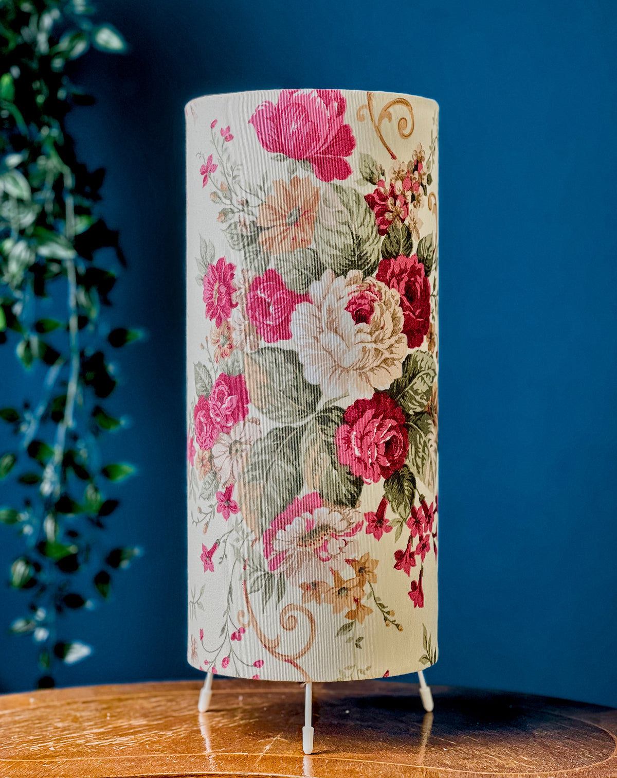 Rosalie Red Lampe de table colonne