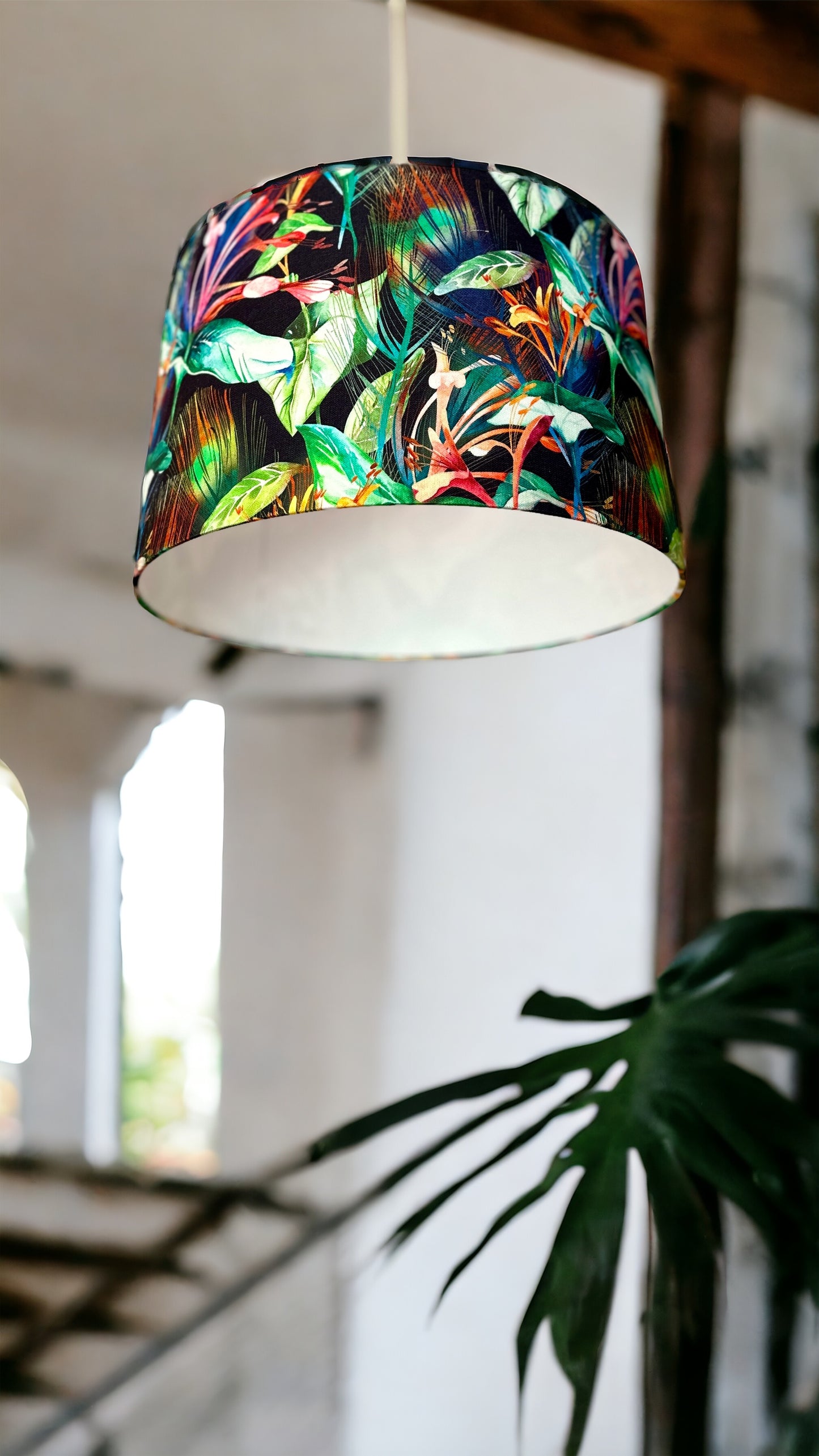 Brugmansia Drum Lampshade